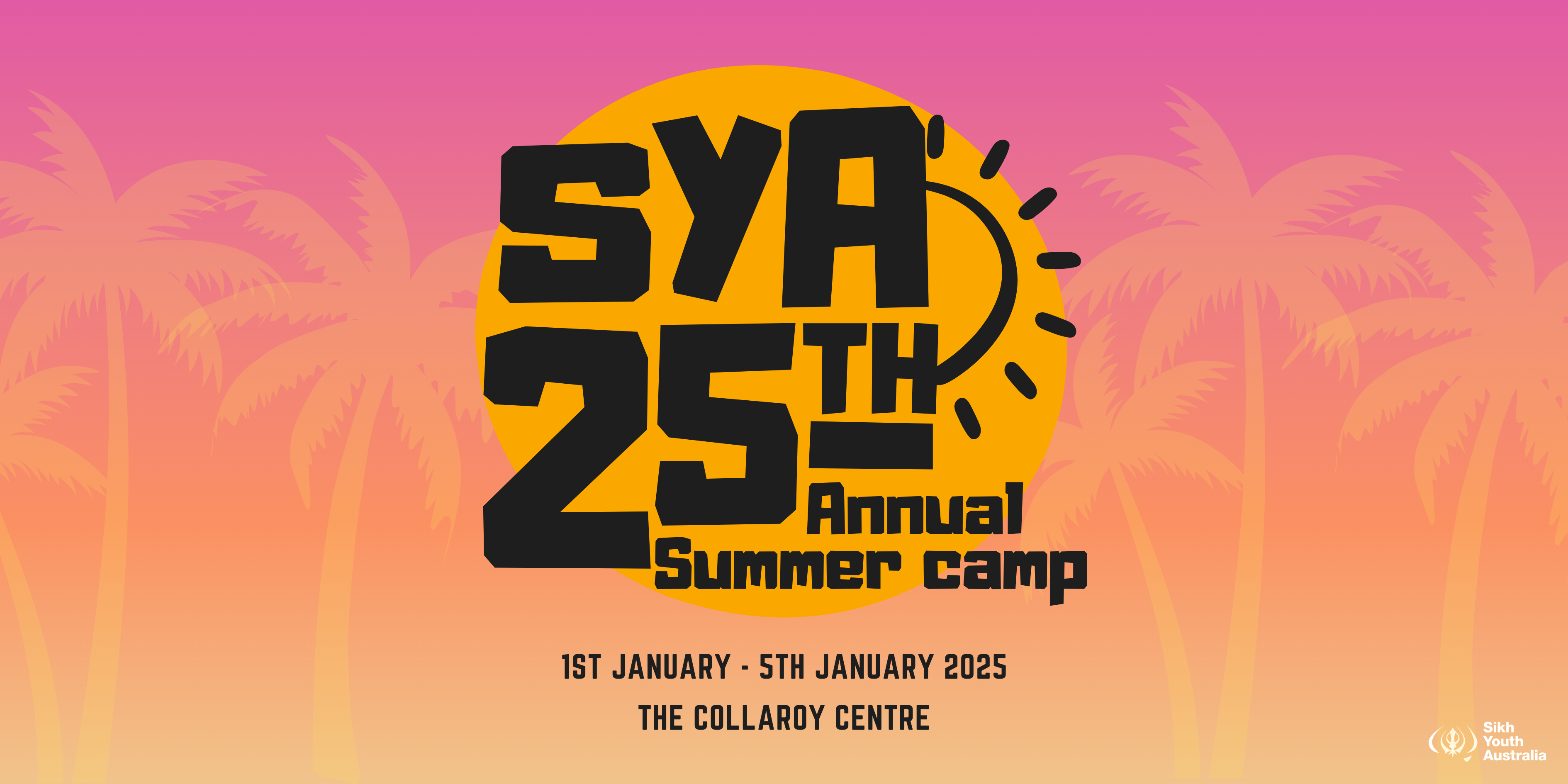 SYA Summer Camp 2016 CONFIRMED! 5th - 10th January 2016 Early Bird registration 1st of September